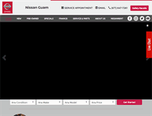 Tablet Screenshot of nissanguam.com